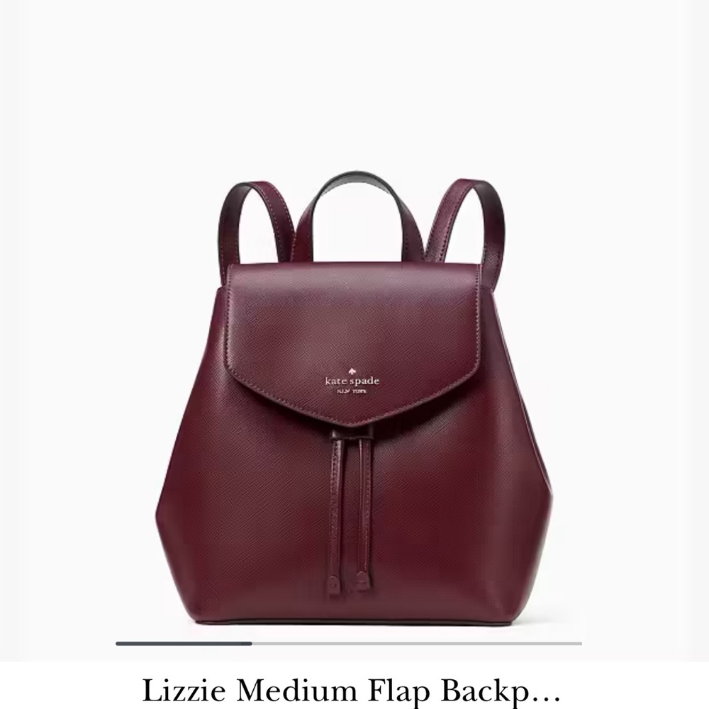Kate Spade Deep Red Burgundy Backpack